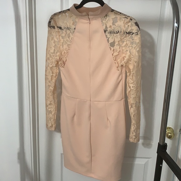 Blush Lace Mini Dress - Picture 6 of 6